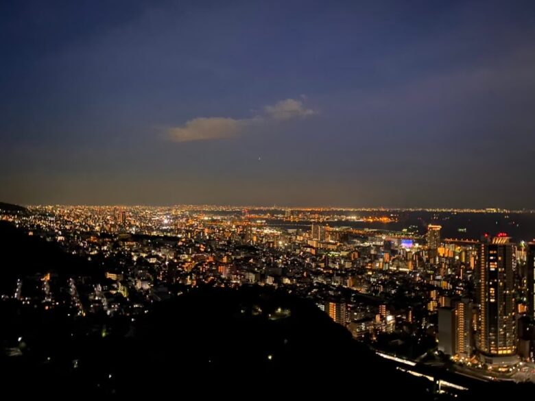 神戸布引ハーブ園、刻べ観光、オススメ、穴場、デートスポット、夜景