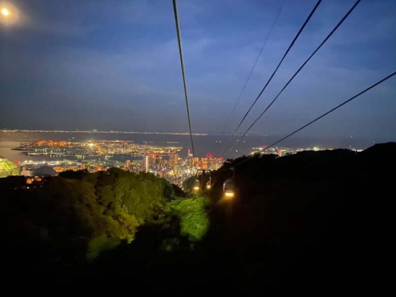 神戸布引ハーブ園、刻べ観光、オススメ、穴場、デートスポット、夜景