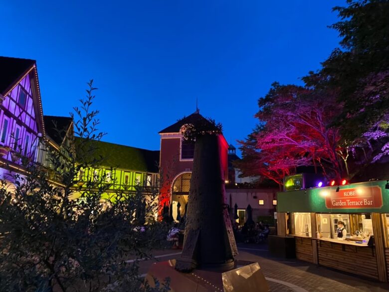 神戸布引ハーブ園、刻べ観光、オススメ、穴場、デートスポット、夜景